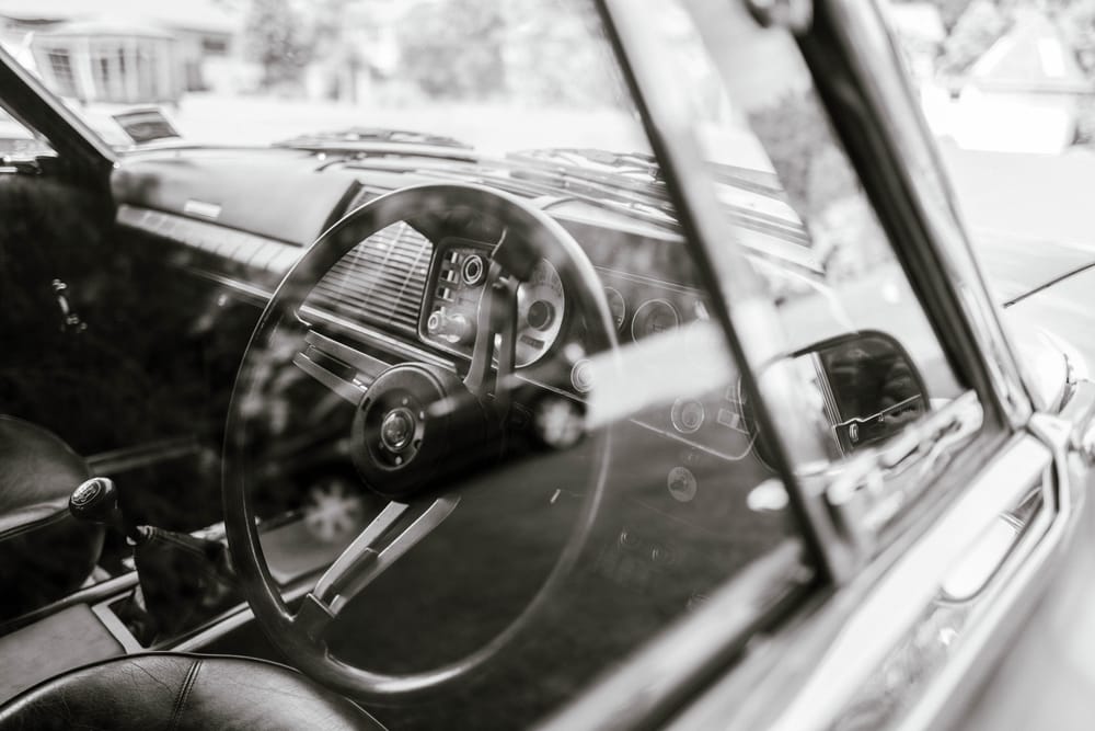 Car interior window post image