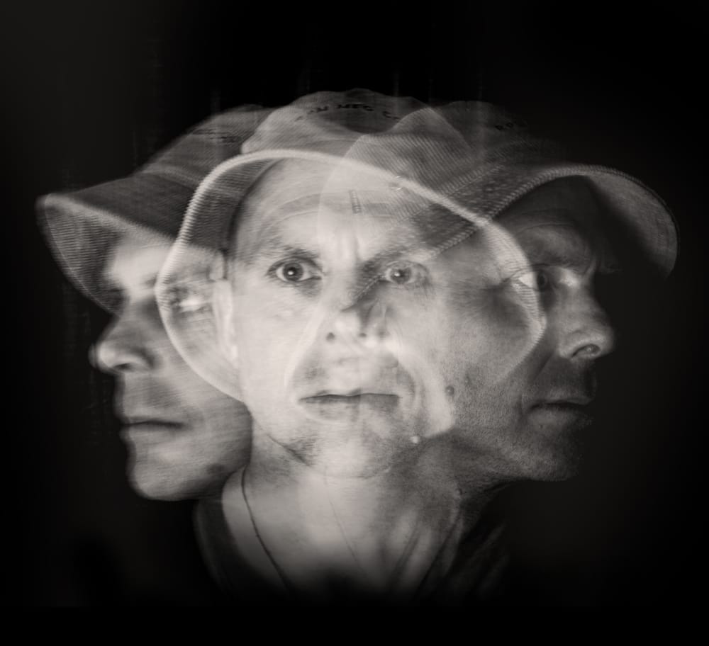 Male portrait triple exposure post feature image