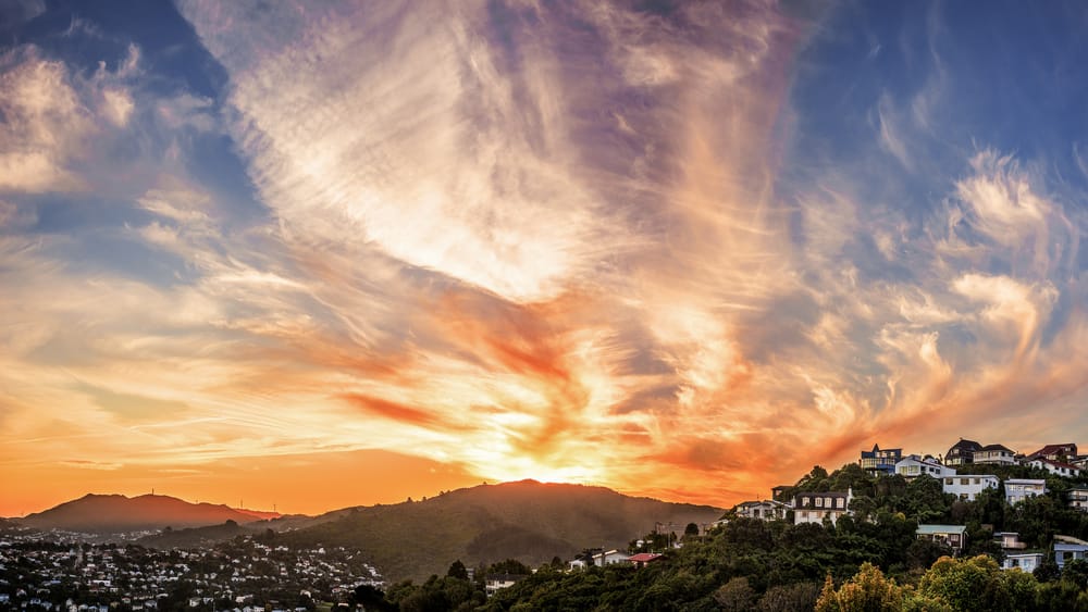 Northland and Karori at sunset post image