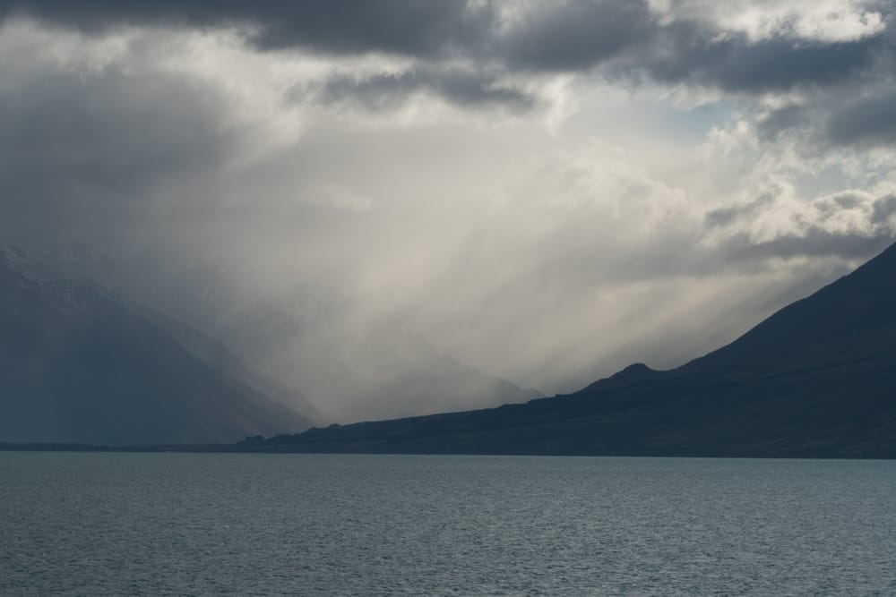 Storm over Lake Ohau post image