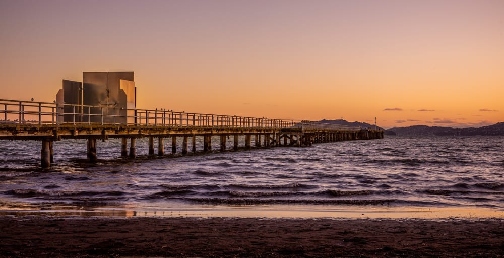 Sunset at the wharf post image