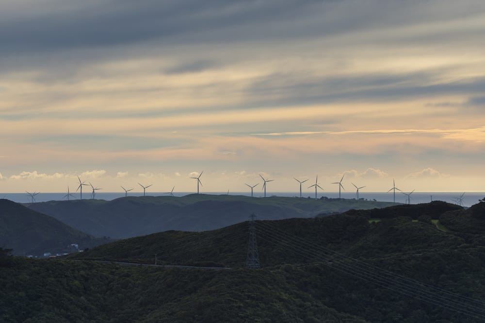 Wind turbines, Wellington post image