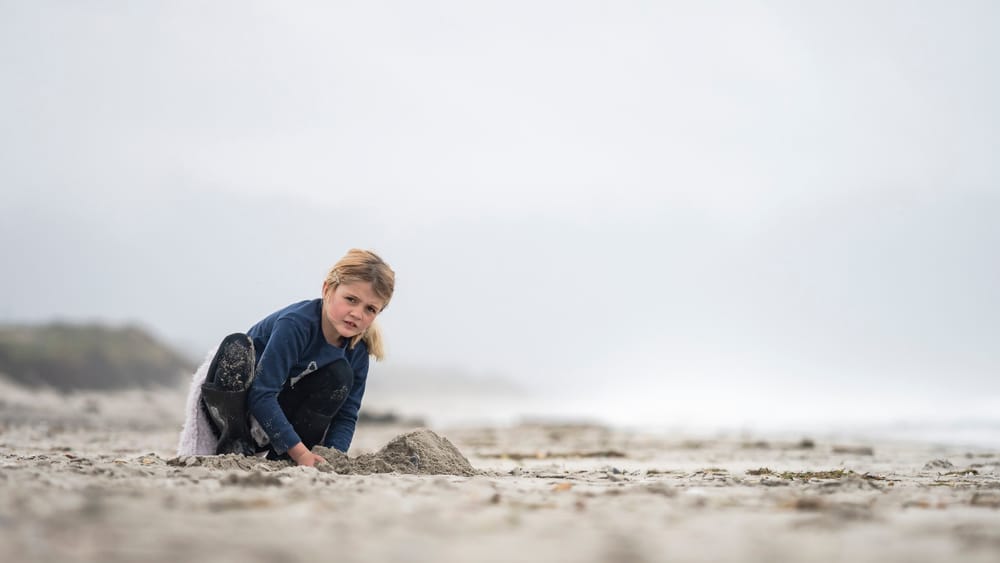 A girl on the beach post image