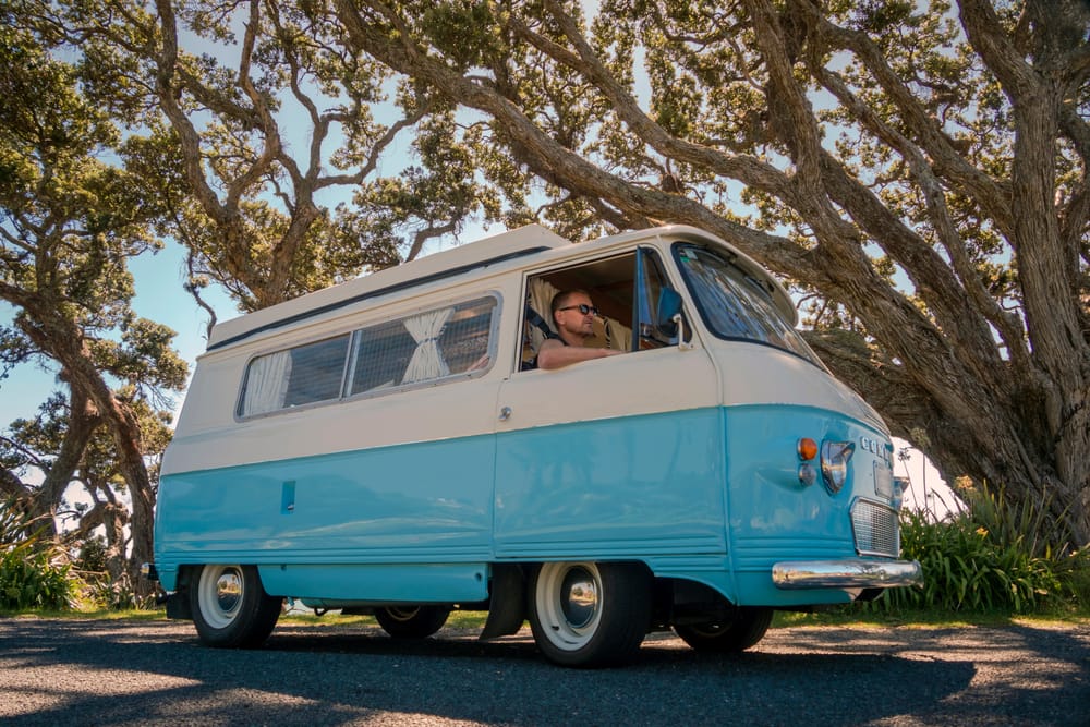 Retro campervan - summer holidays post feature image