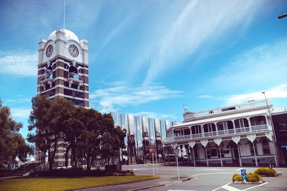 Clock tower, modern and traditional architecture post image