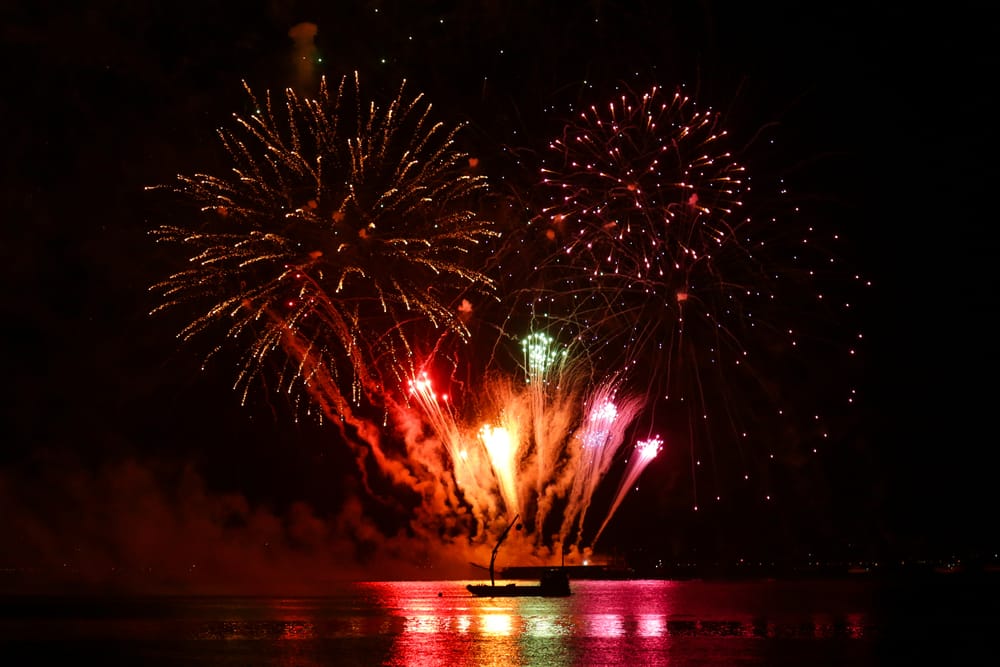 Rainbow fireworks post image