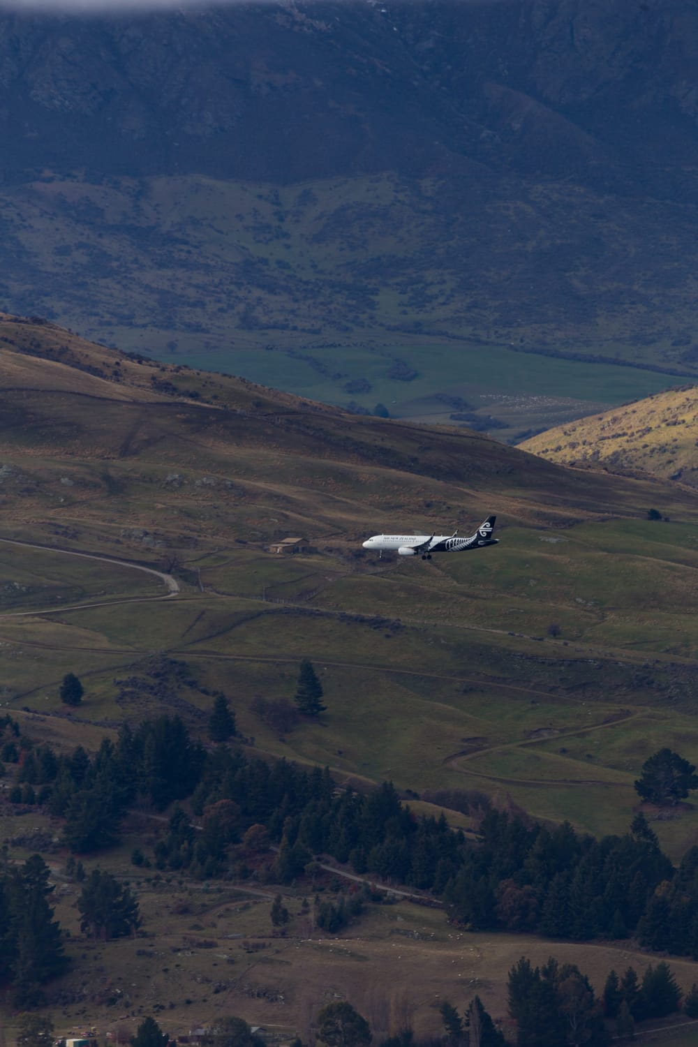 Air NZ over Otago hills post feature image