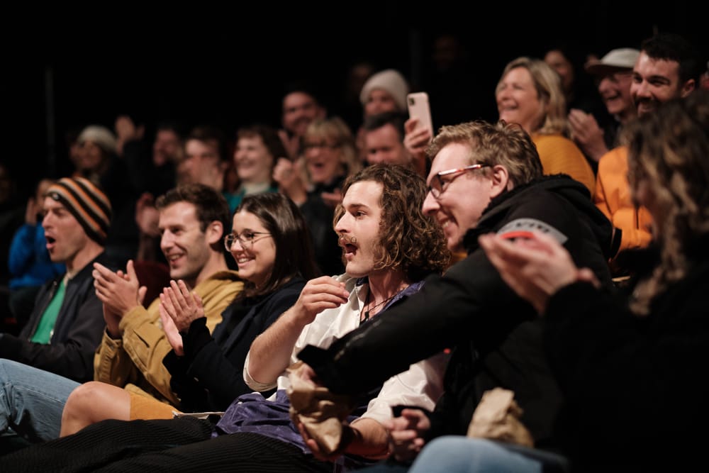 Audience amazed by the circus performance post image