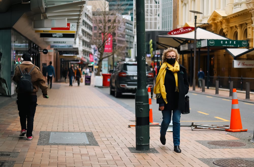 Woman walking on Lambton Quay post image