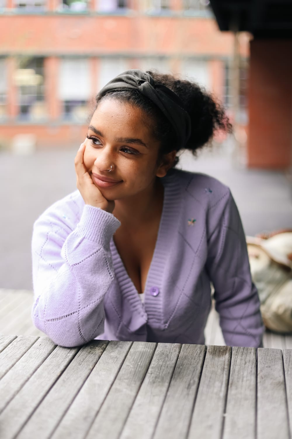 Woman smiling post image