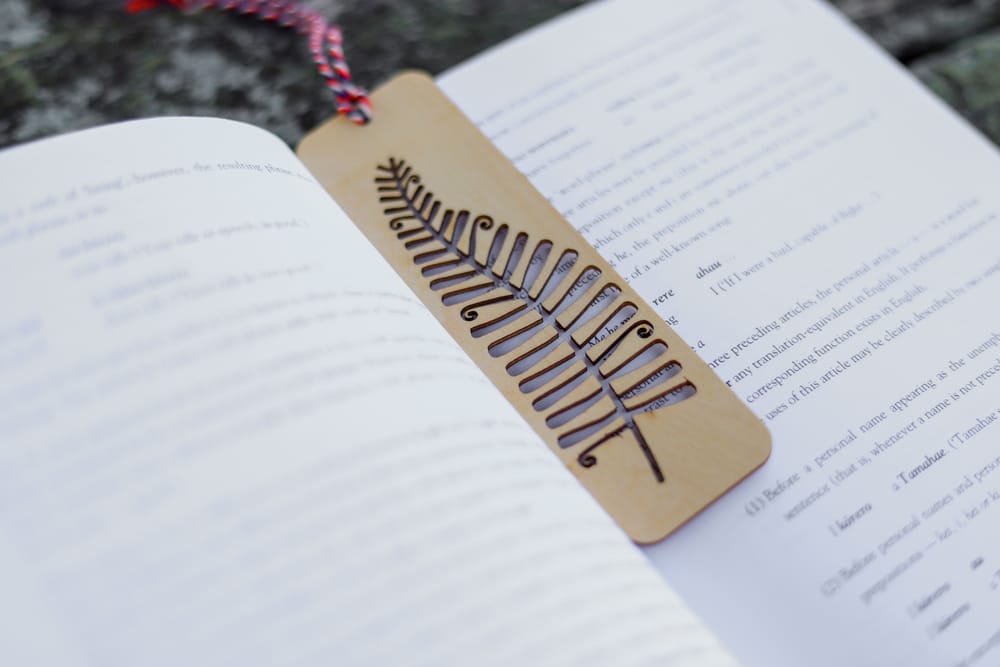 Bookmark with fern-like design post image
