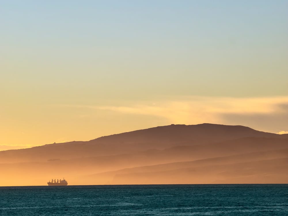 Container Ship Port Hills Lyttelton post image