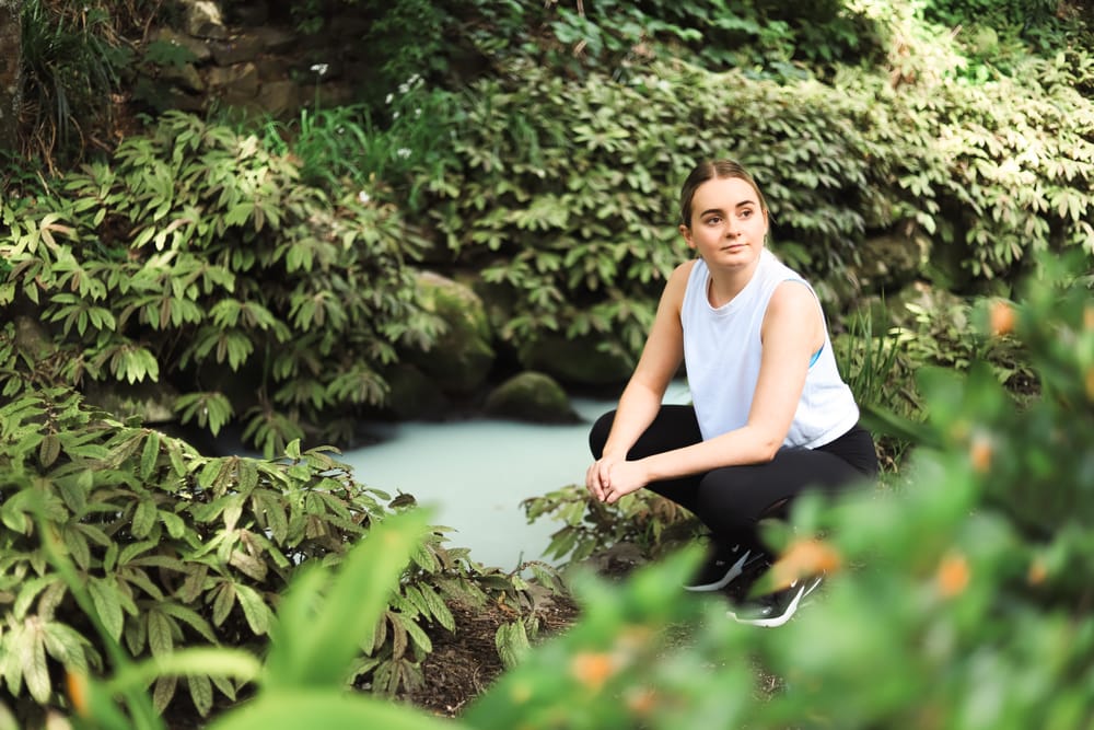Girl near the pond post image