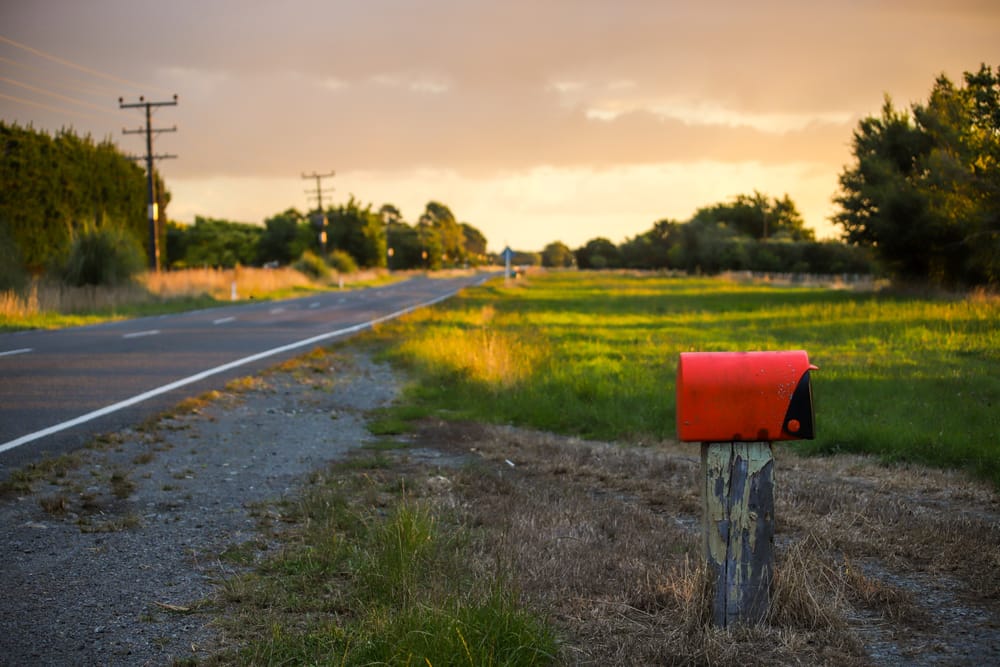 Red Mailbox & Countryside Road post image