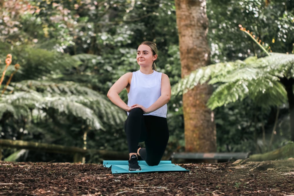 Yoga outdoors post image