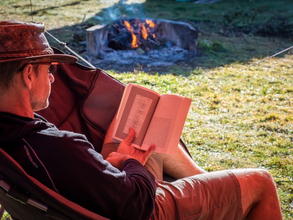 Man reading book post image