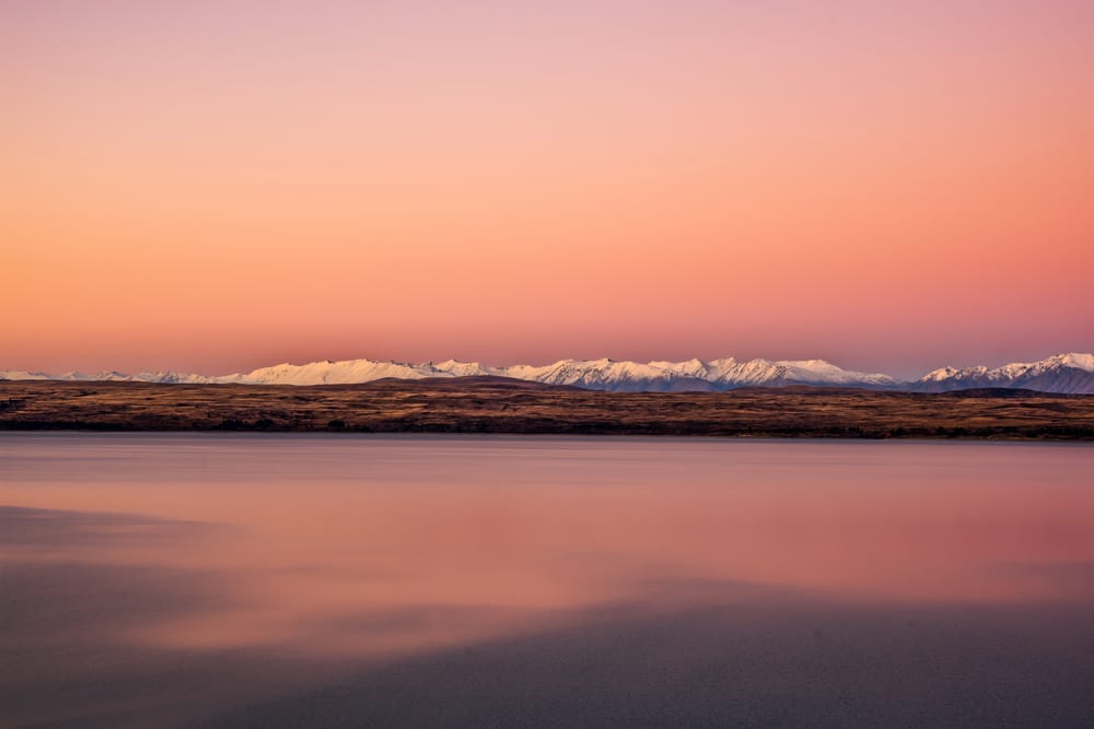 Pukaki sunset post image