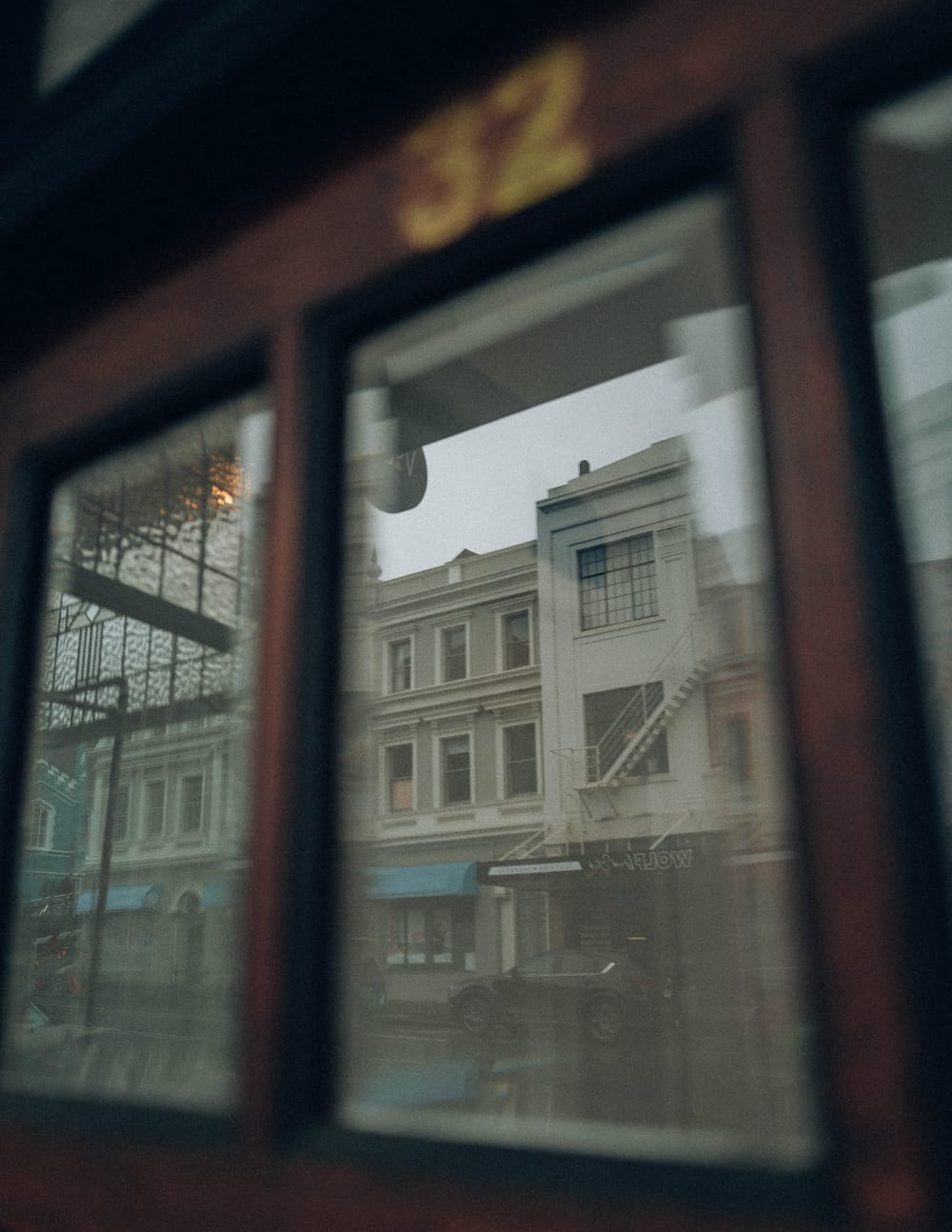 Street reflection post image