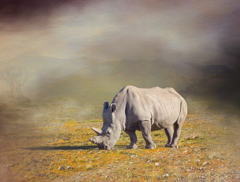 White rhino post image