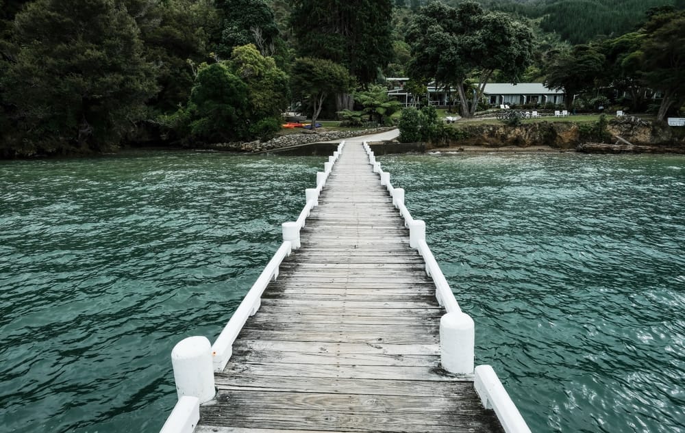 Wooden pier post image