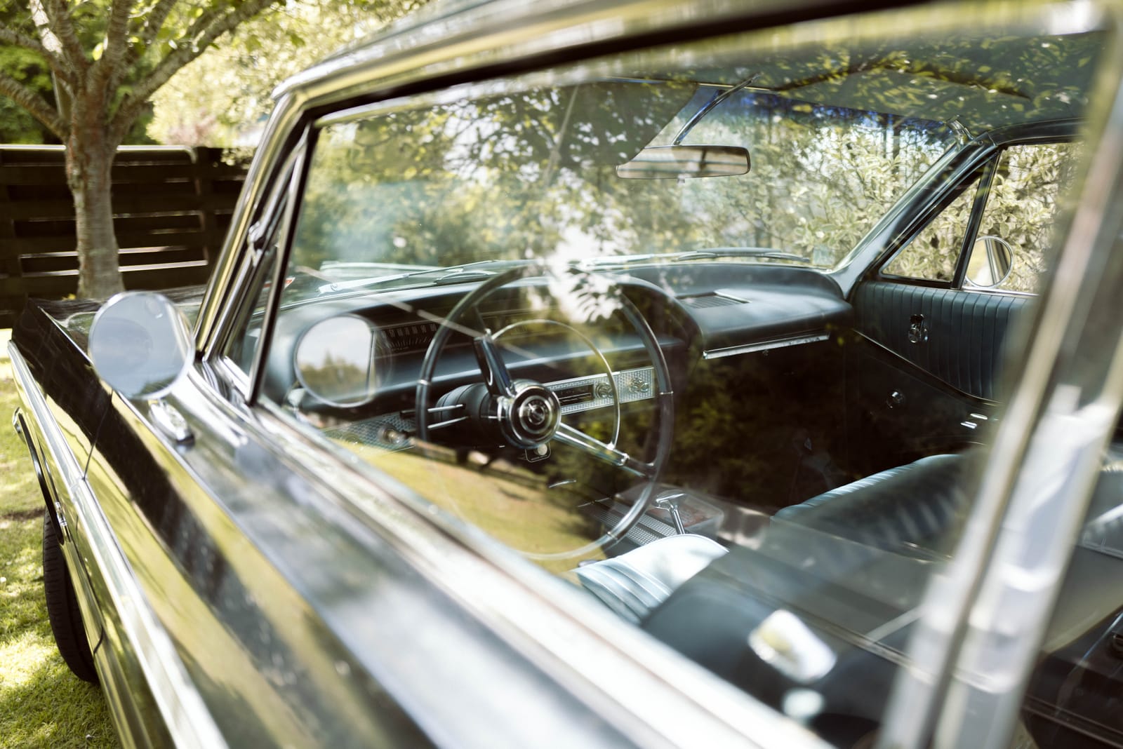 Classic car closeup