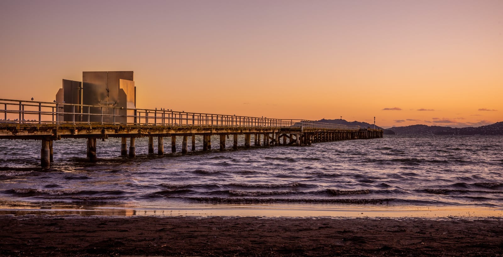 Sunset at the wharf