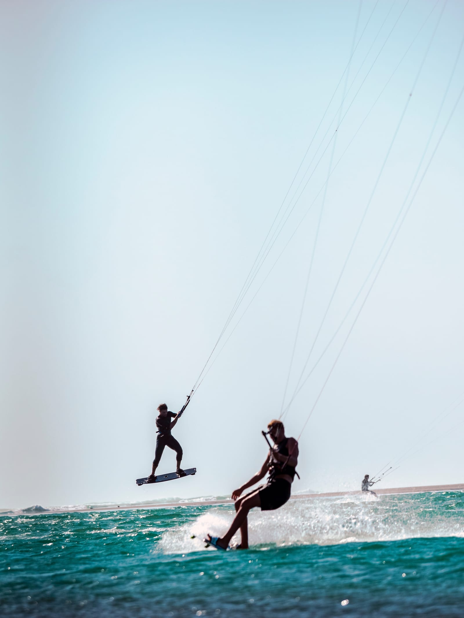 Kiteboarders