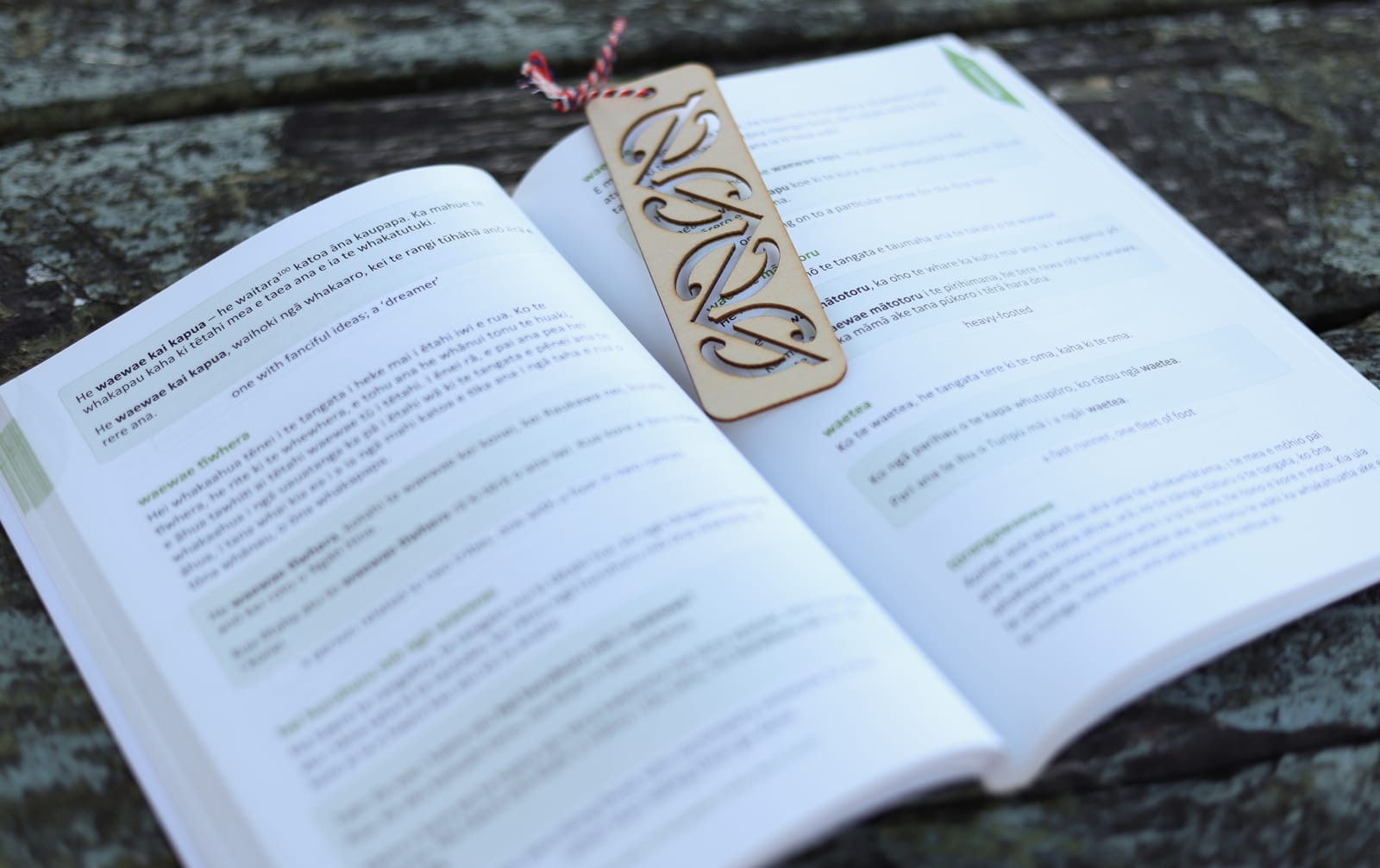Carved bookmark