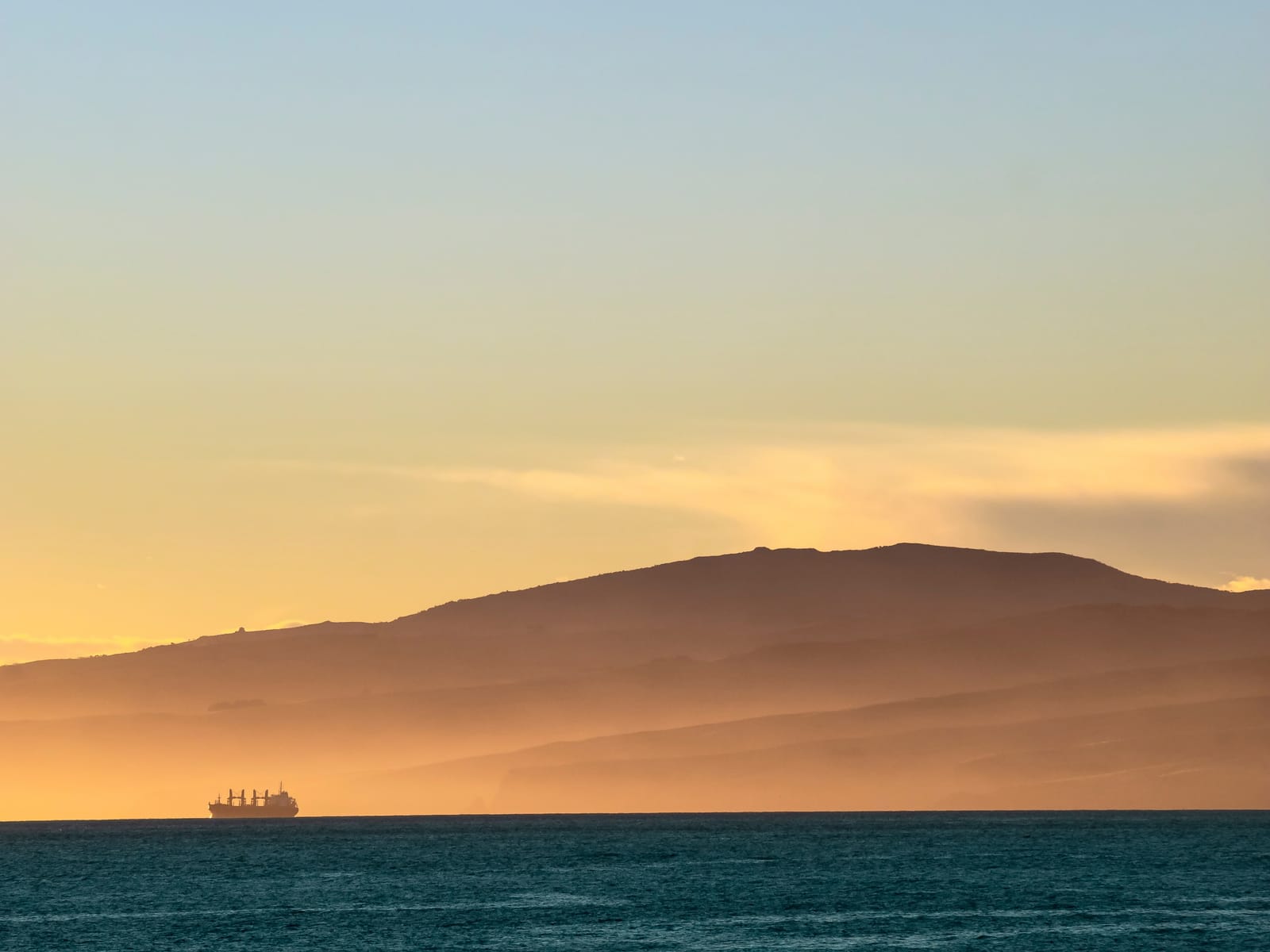 Container Ship Port Hills Lyttelton