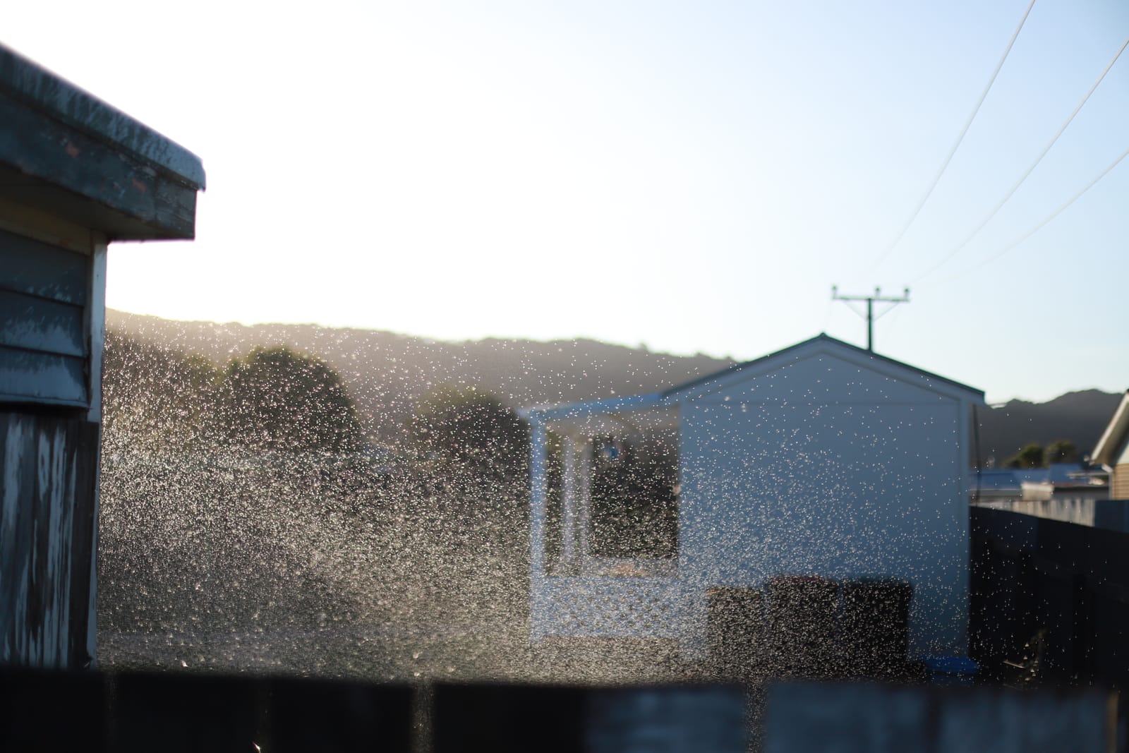 Water splashes