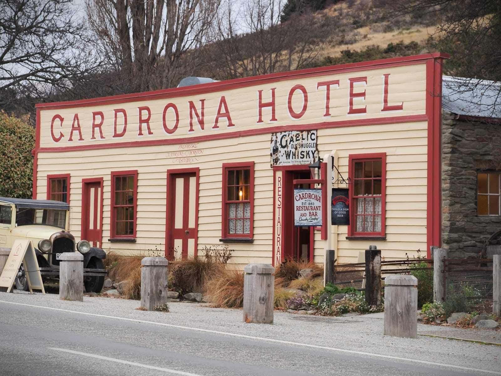 Cardrona Hotel facade