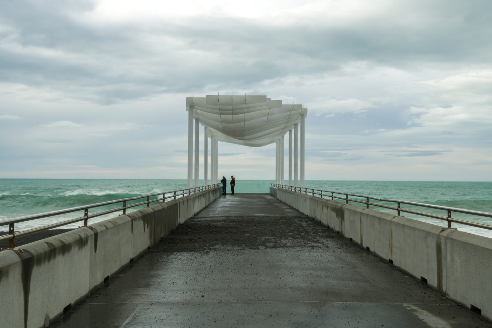 Napier viewing platform and sky