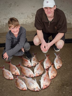 Boys fishing snapper post feature image