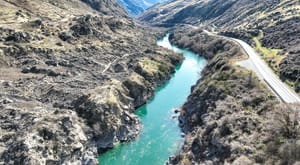 Views from a drone above the Kawarau gorge post feature image