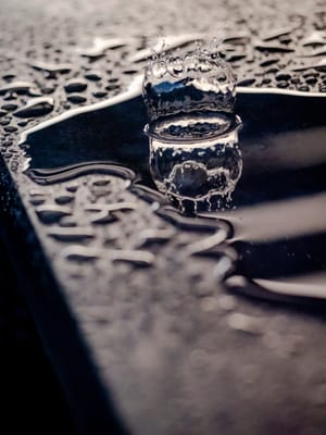 Water splash reflection post feature image