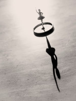 Ballerina Figurine Shadow post feature image