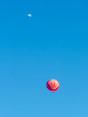 Balloon Moon Blue Sky post feature image