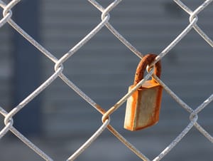 Rusted Lock on Fence post feature image