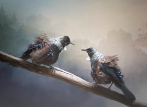 Two Tūī birds post feature image