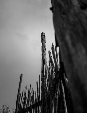 Upward view of pouwhenua at Ōtātara Pā post feature image